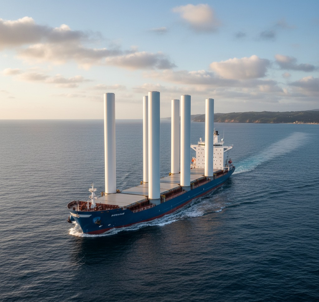 flettner rotors zhongaship